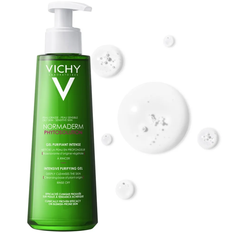 Vichy Normaderm - Gel Purificazione Intensa Detergente Anti-Imperfezioni, 200ml