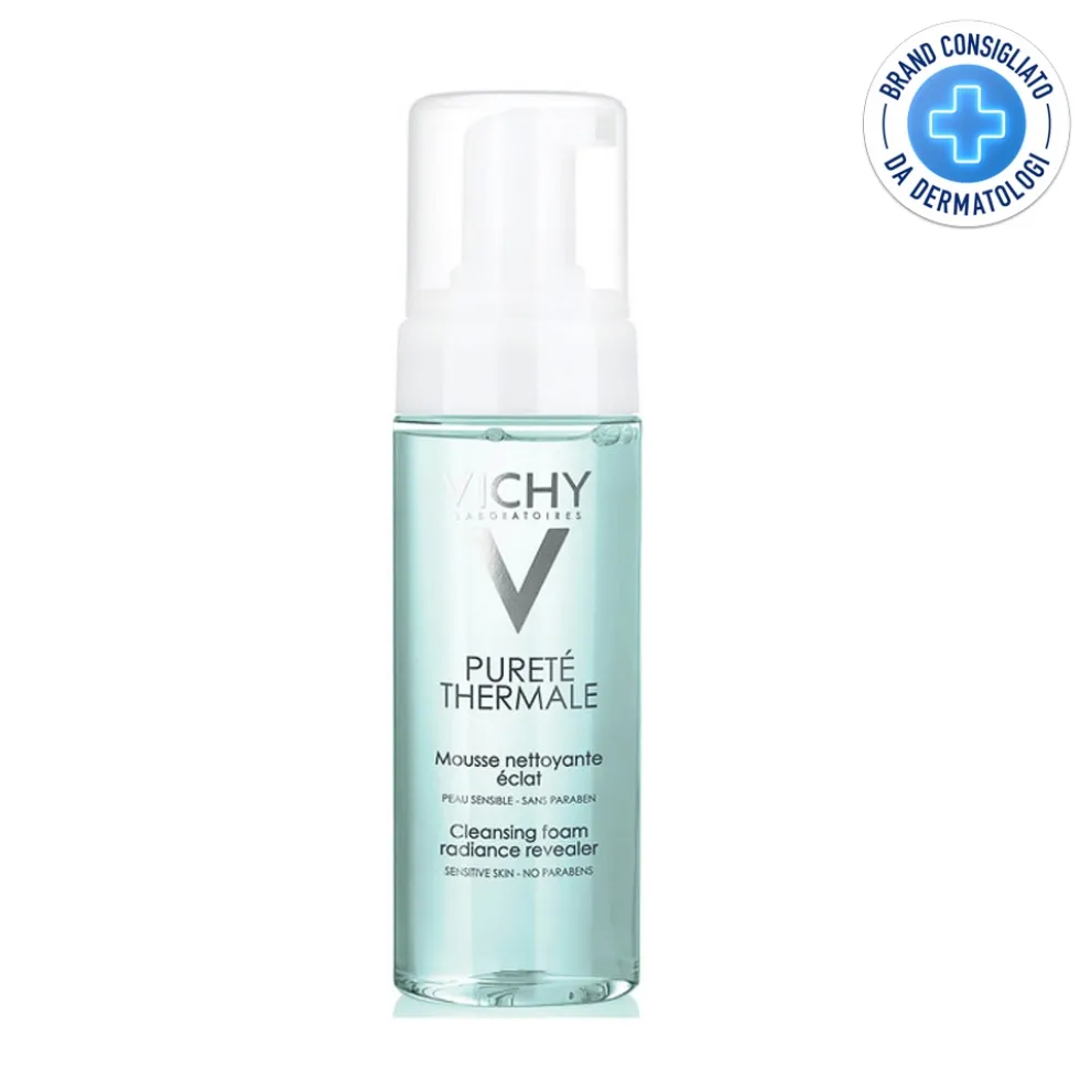 Vichy Purete Thermale - Acqua Mousse Detergente Illuminante, 150ml
