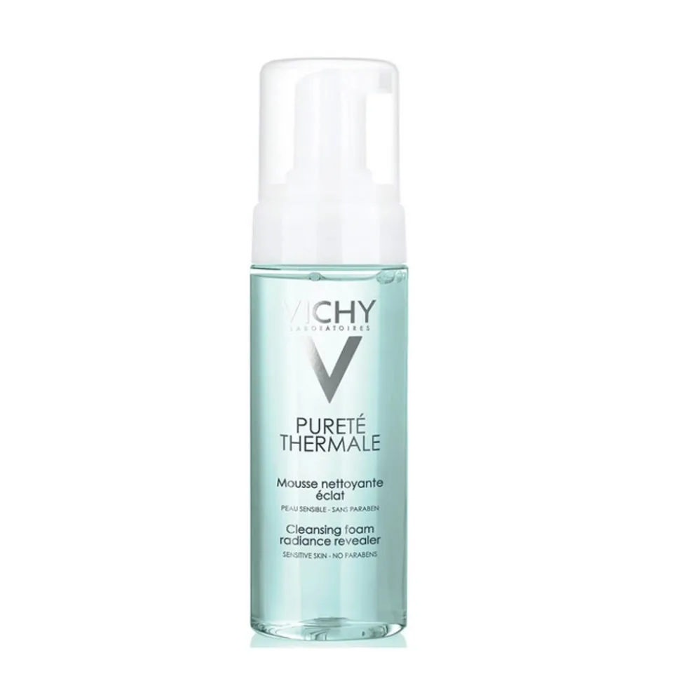 Vichy Purete Thermale - Acqua Mousse Detergente Illuminante, 150ml