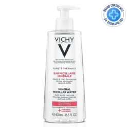 Vichy Purete Thermale - Acqua Micellare Minerale per Pelle Sensibile, 400ml