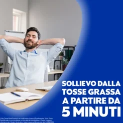 Vicks Tosse Fluidif Fluidificante Sciroppo Tosse Grassa 200mg/15ml Guaifenesina, 180ml
