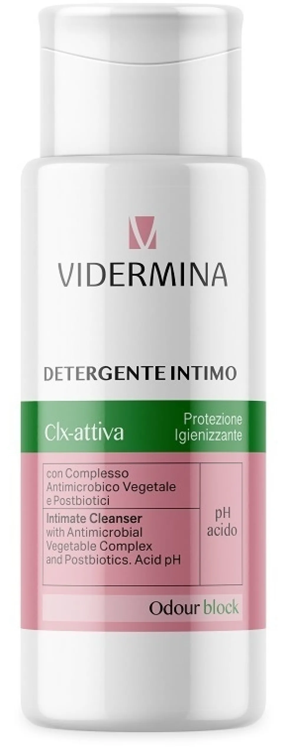 Vidermina Clx-attiva - Detergente intimo ad azione igienizzante e rinfrescante, 300 ml