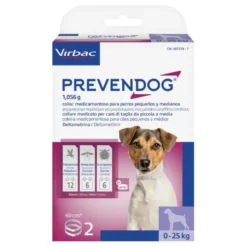 Virbac Vetpharma Prevendog - Collari medicati prevendog antiparassitari per i cani, 2 pezzi da 60 cm