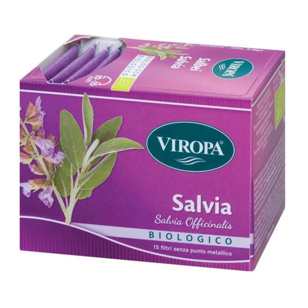 Viropa Salvia Bio Tisana Biologica, 15 bustine