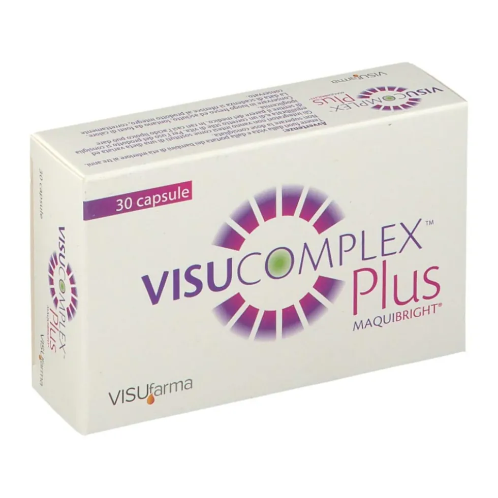 Visufarma Visucomplex Plus Integratore Alimentare, 30 Capsule