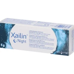 Visufarma Xailin Night unguento - Lubrificante oftalmico per la secchezza oculare, tubo da 5 g
