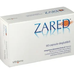 Visufarma Zared - Integratore alimentare antiossidante per la vista, 60 capsule