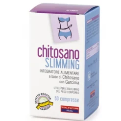 Vital Factors Chitosano Snellente - Integratore per l'equilibrio del peso corporeo, 60 compresse