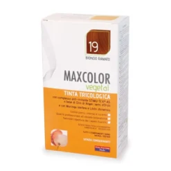 Vital Factors MaxColor Vegetal 19 biondo ramato - Tinta ipoallergenica per capelli, kit da 140 ml