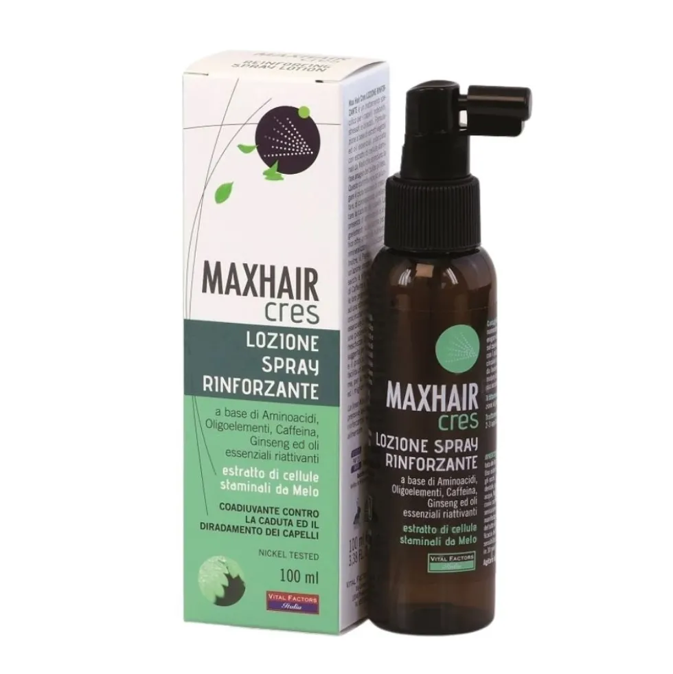 Vital Factors MaxHair Cres - Lozione Spray Rinforzante, 100ml