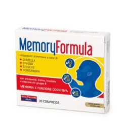 Vital Factors Memory Formula Integratore Alimentare per la Memoria, 30 Compresse