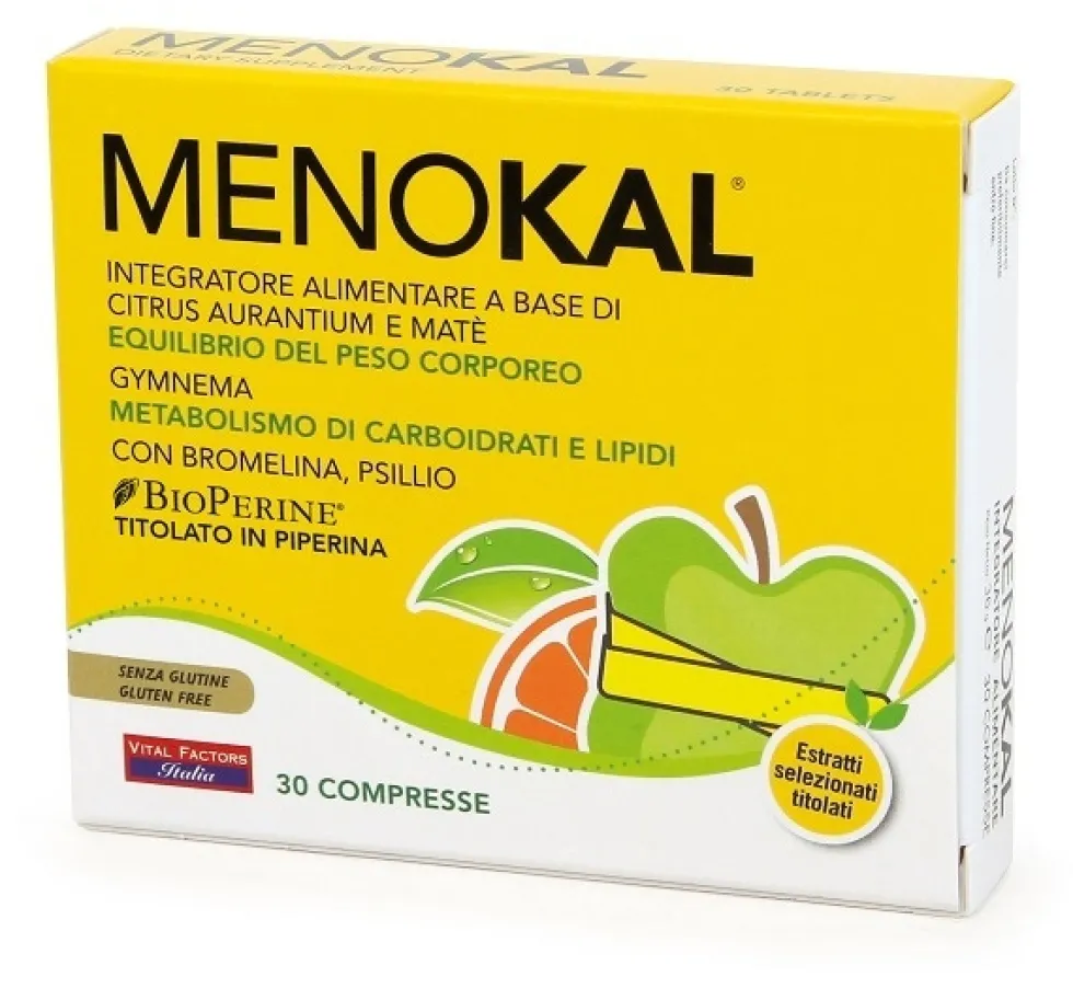 Vital Factors Menokal Integratore alimentare per l'equilibrio del peso, 30 compresse