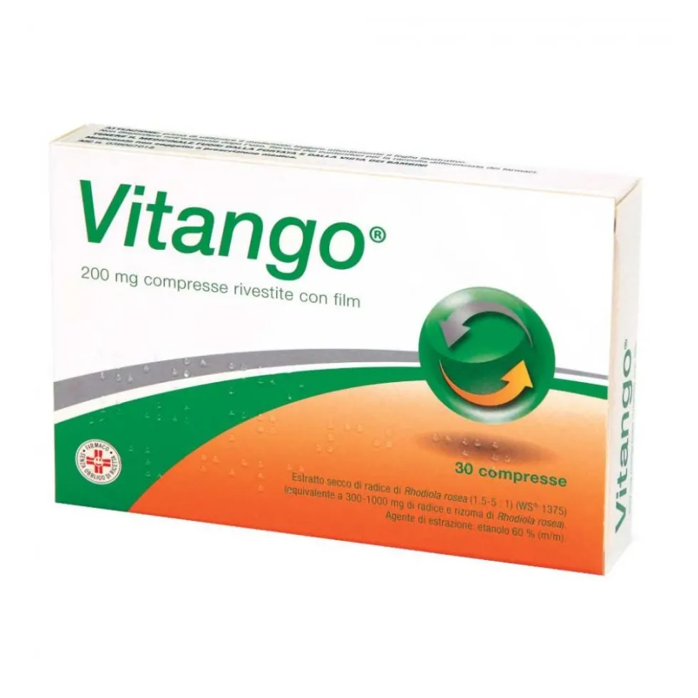 Vitango 200mg Sollievo da Ansia e Stress, 30 Compresse Rivestite