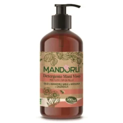 Vita Regularis Mandorlì - Detergente Mani Viso per Tutti i Tipi di Pelle, 500ml
