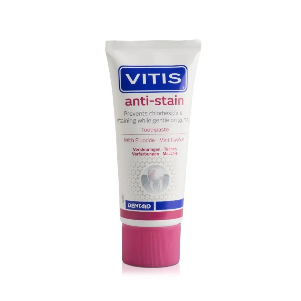Vitis Anti-Stain - Dentifricio Anti Macchie da Clorexidina, 50ml