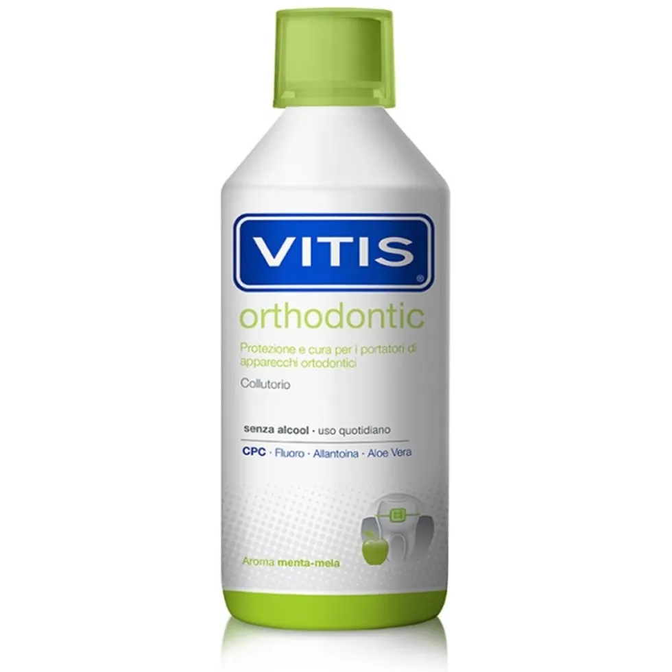 Vitis Ortodontico - Orthodontic Collutorio Uso Quotidiano, 500ml