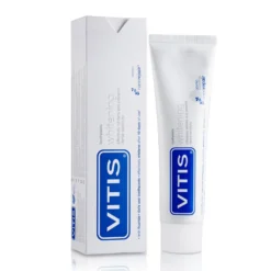 Vitis Whitening - Dentifricio sbiancante e antimacchia per la riparazione dello smalto, 100 ml