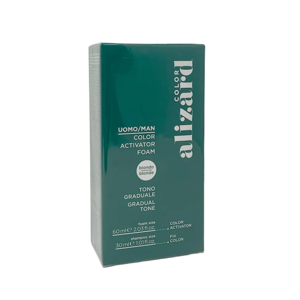 Vivipharma Alizard Color Schiuma Colorante graduale Biondo, 60ml
