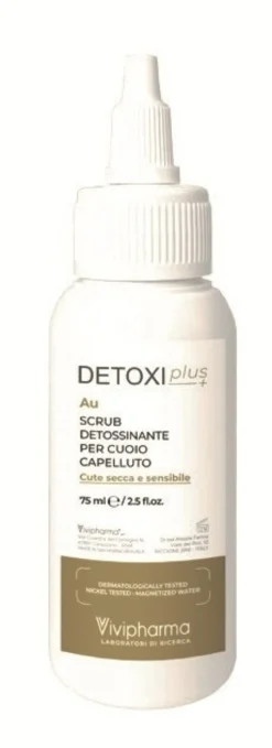 Vivipharma Detoxi Plus AU Scrub Capelli Seborrea e Forfora Azione Purificante, 150ml