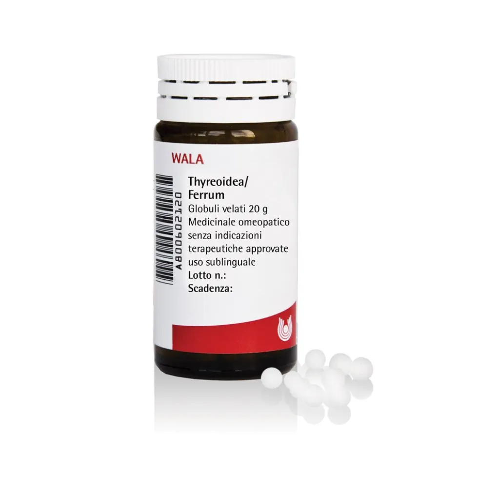 Wala Thyreoidea Ferrum - Globuli omeopatici ricostituenti e tonificanti, 20g