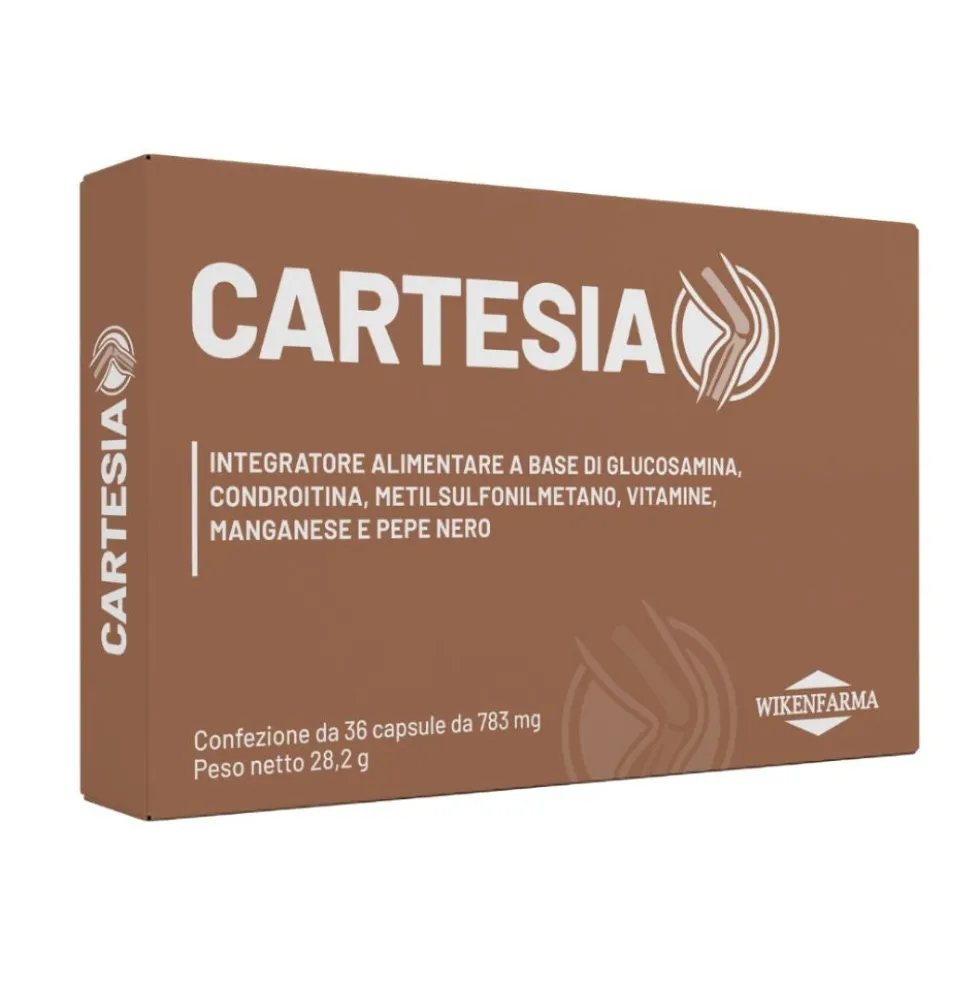 Wikenfarma Cartesia Integratore Alimentare Cartilagini e Tendini, 36 capsule