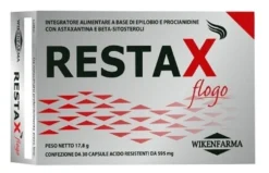 Wikenfarma Restax Flogo - Integratore alimentare Restax Flogo per la prostata, 30 capsule