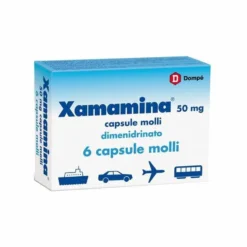 Xamamina 50mg Dimenidrinato Antichinetosico Mal di Viaggio, 6 Capsule Molli