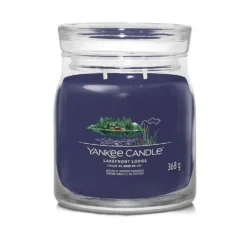 Yankee Candle Lakefront Lodge - Candela Profumata Signature Media, 368g