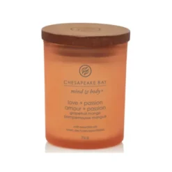Yankee Candle Love & Passion - Candela Profumata Pompelmo e Mango Piccola, 96g