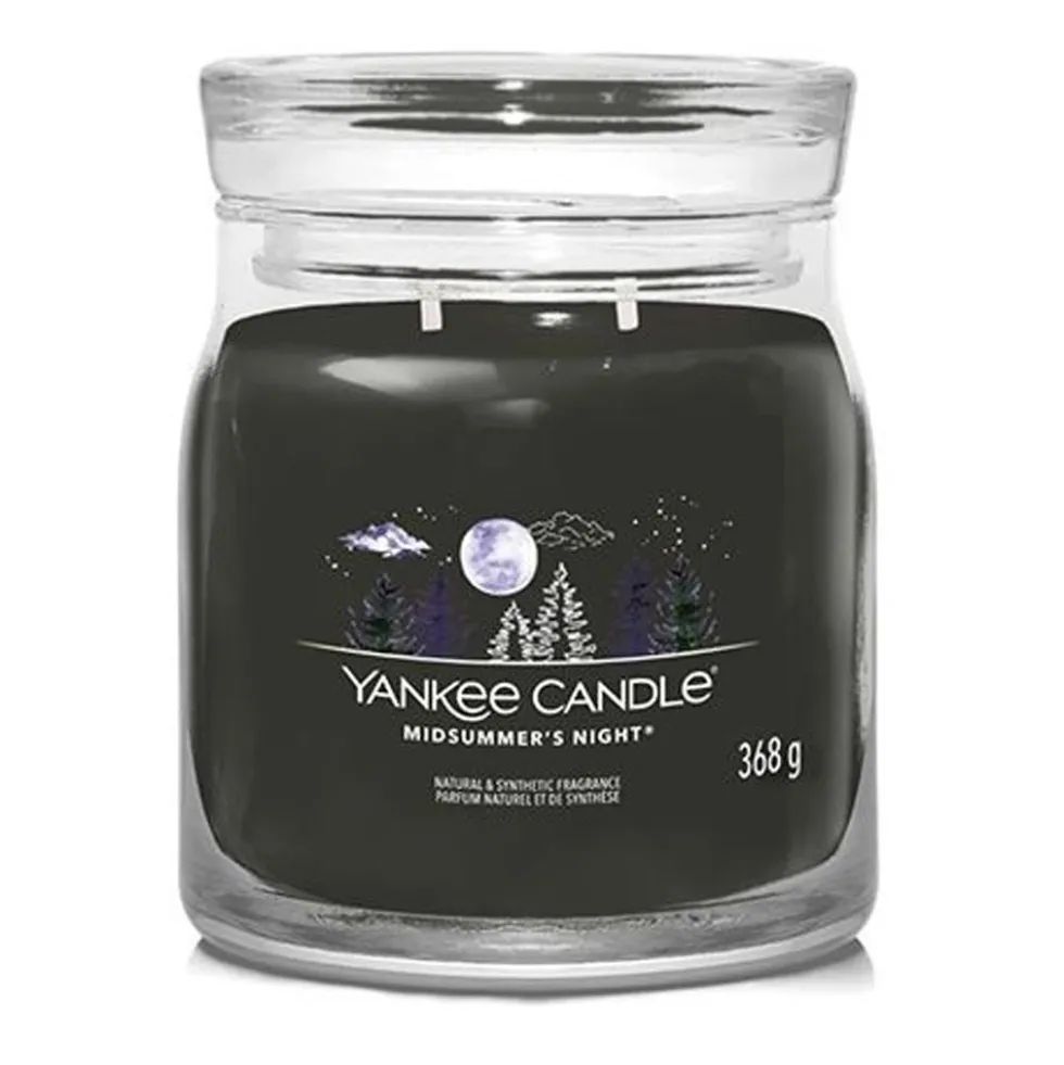 Yankee Candle Midsummer's Night - Candela Profumata Signature Media, 368g