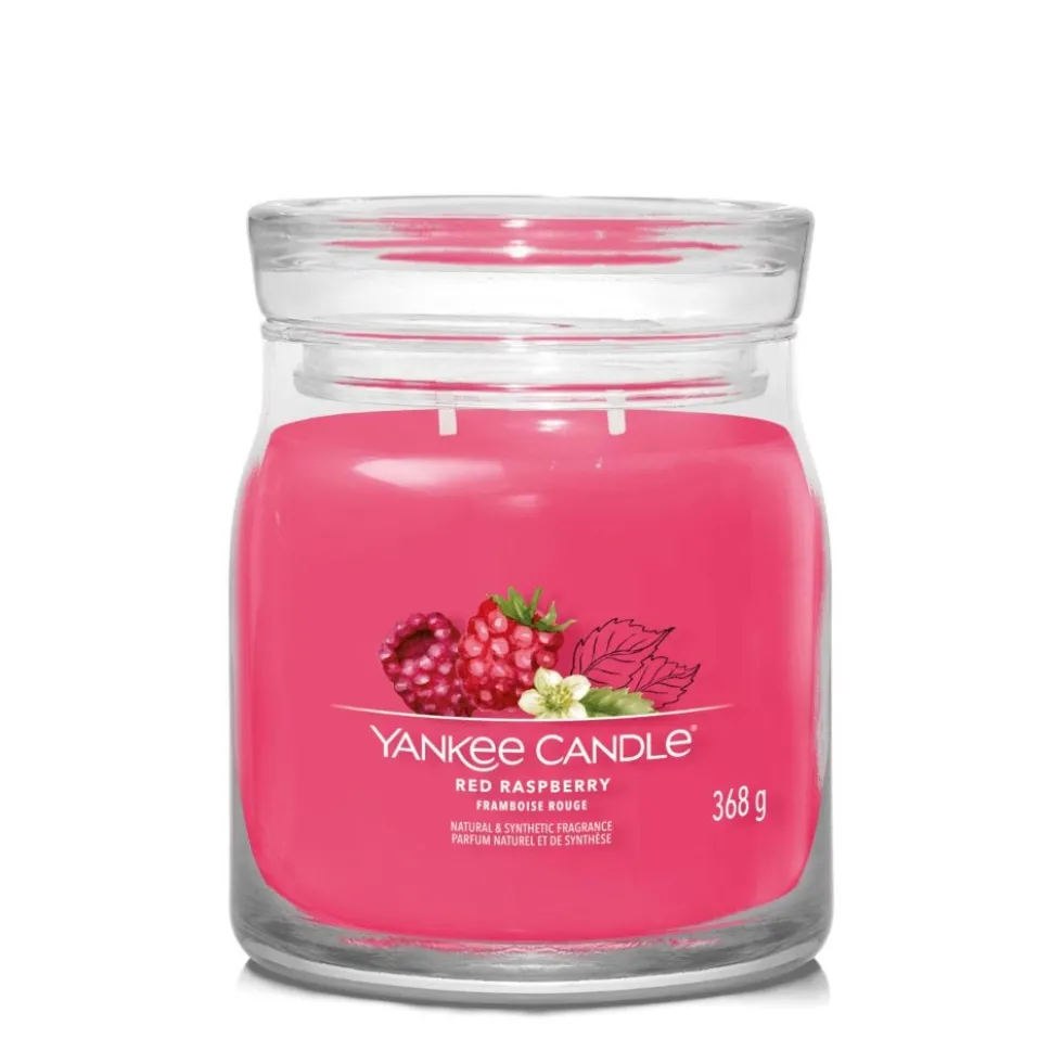 Yankee Candle Red Raspberry - Candela Signature Media, 368g
