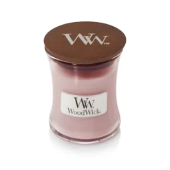 Yankee Candle WoodWick - Candela Rosewood Fragranza Legno di Cedro e al Muschio, 85g