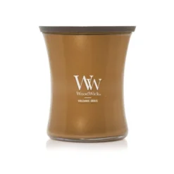 Yankee Candle WoodWick - Precious Metals Candela Volcanic Orris Clessidra Media, 275g
