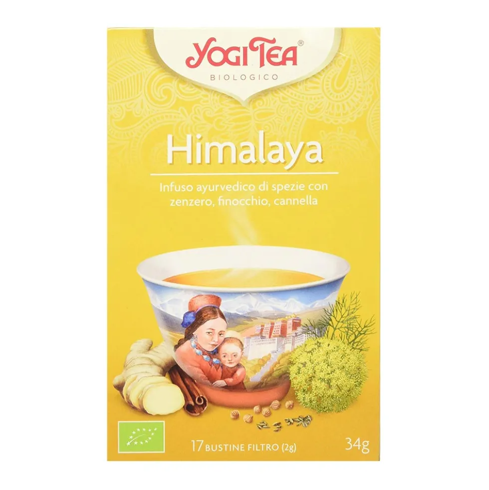Yogi Tea Himalaya Infuso Ayurvedico, 17 Bustine