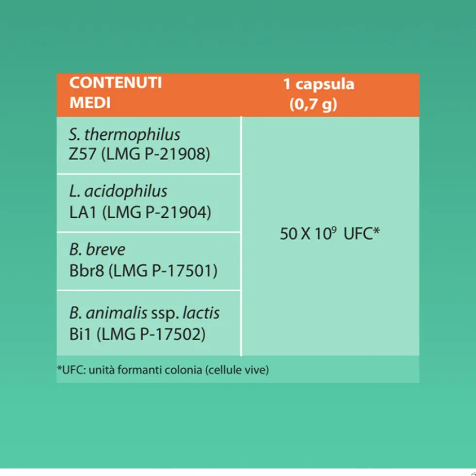 Yovis Caps Fermenti per l'Equilibrio Flora Intestinale, 10 Capsule