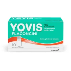 Yovis Fermenti Lattici Vivi per Equilibrio Flora Intestinale, 10 Flaconcini