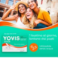 Yovis Stick Fermenti per l'Equilibrio Flora Intestinale, 10 Bustine