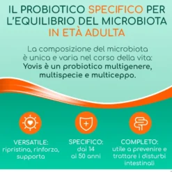 Yovis Stick Fermenti per l'Equilibrio Flora Intestinale, 10 Bustine
