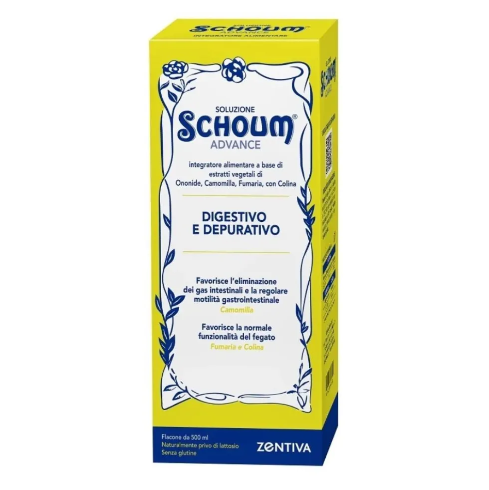 Zentiva Soluzione Schoum – Advance Integratore Digestivo e Depurativo, 500ml