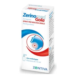Zerinomed Gola 2,5mg/ml Flubiprofene Spray per Mucosa Orale, 15ml