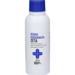 Zeta Farmaceutici Acqua Ossigenata 10 Volumi Perossido di Idrogeno al 3%, 200ml