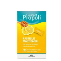 Zeta Farmaceutici Golasept Propoli - Integratore Propoli Vitamina C, 20Pastiglie