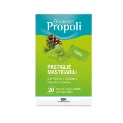 Zeta Farmaceutici Golasept Propoli Pastiglie Masticabili Gusto Balsamico, 20 Compresse