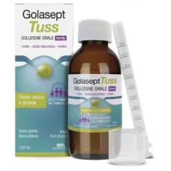Zeta Farmaceutici Golasept - Tuss Family Sciroppo per la tosse secca e grassa, 150 ml
