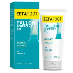 Zeta Farmaceutici Zetafoot - Gel esfoliante per i piedi secchi, 50 ml