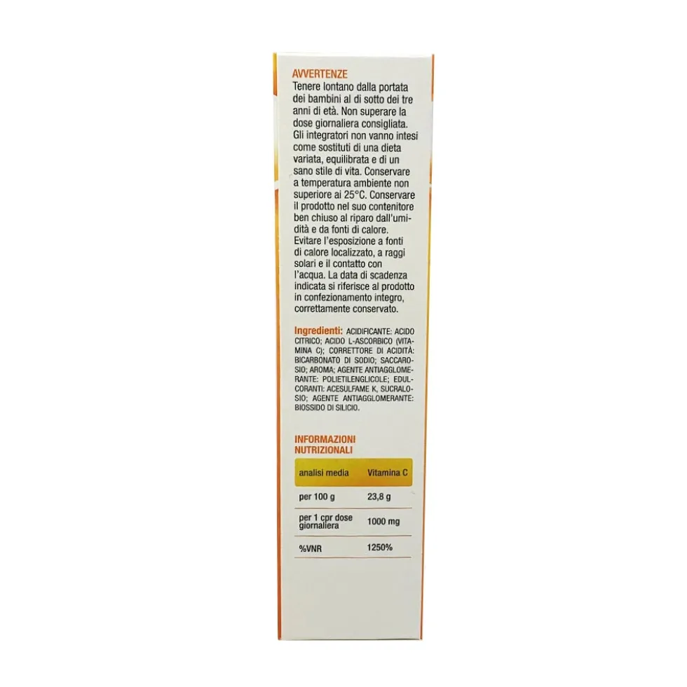 Zeta Farmaceutici Zetavit C1000 Integratore, 20Compresse Effervescenti