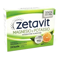 Zeta Farmaceutici Zetavit - Magnesio e Potassio Senza zuccheri, 24 Buste