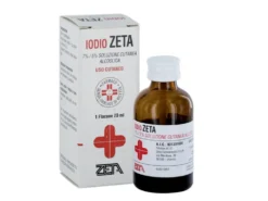 Zeta Iodio 7%/5% - Soluzione cutanea alcolica per la disinfezione della cute integra, 20 ml