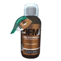 Zuccari Aloe Ofm - Succo puro di aloe arborescens per la depurazione e la digestione, 500 ml