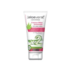 Zuccari Aloevera2 - Crema d’Aloe Universale Viso Mani Corpo, 75ml